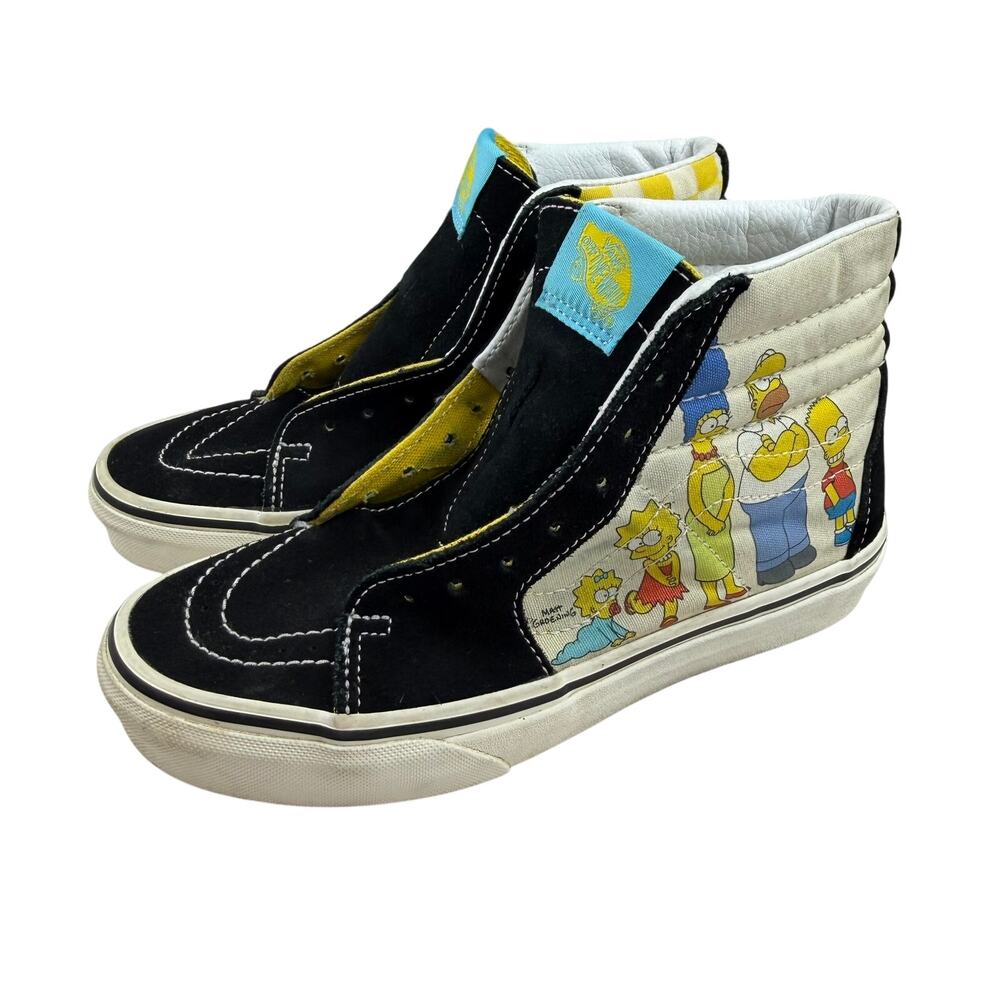 Vans x The Simpsons SK8-Hi High Top Sneakers Size 6 Womens